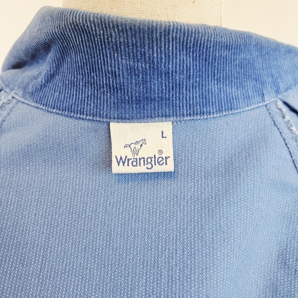 Vintage Wrangler Corduroy Bomber Varsity Jacket size Large - Picture 9 of 9